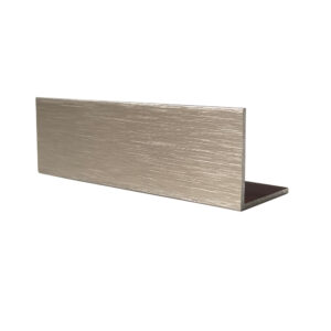a Brushed-Stainless-Steel aluminum extrusion finish